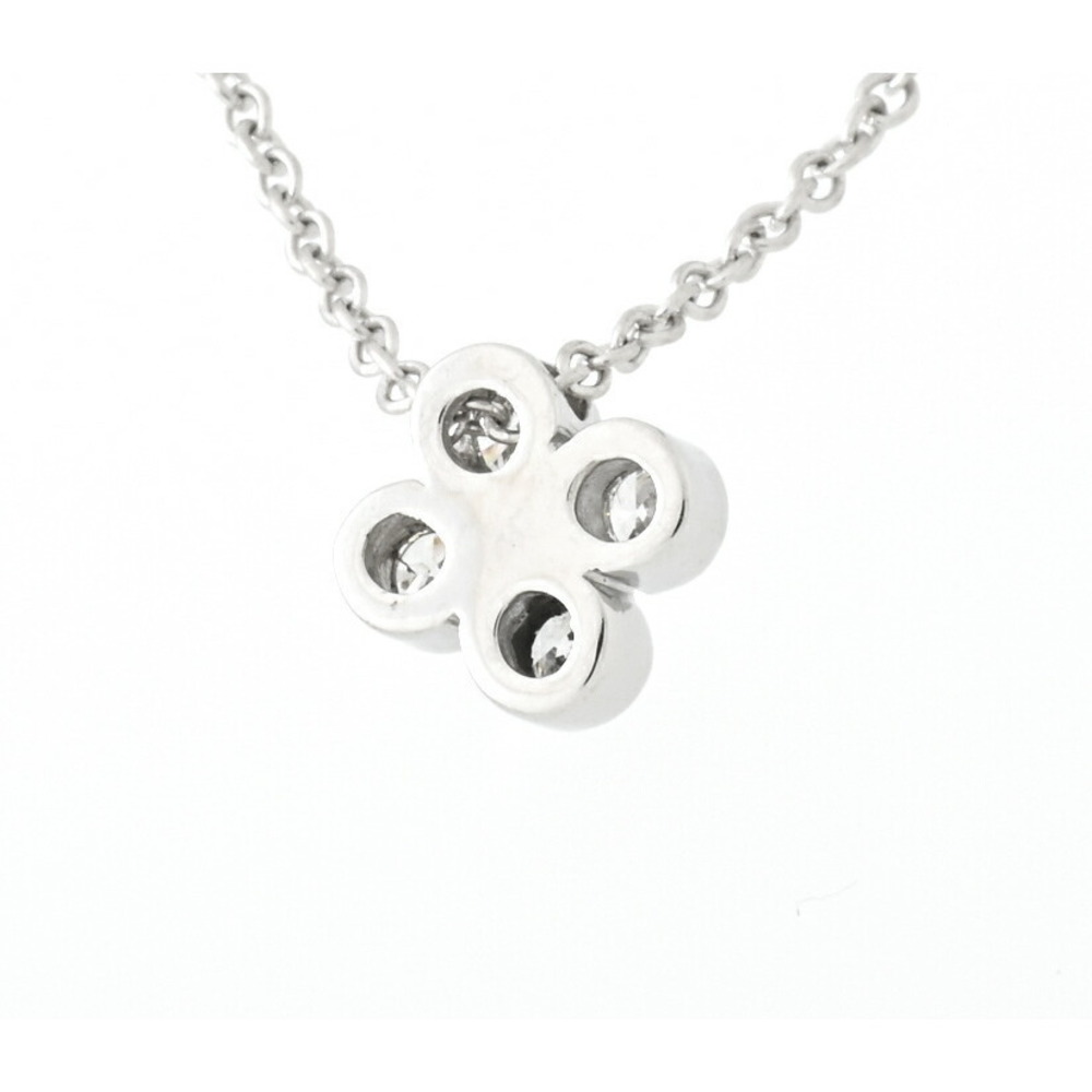 Tiffany Bezel Set Necklace Platinum Diamond